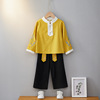 Children's clothing Long sleeve Retro Hanfu children Autumn Ethnic style Hanfu The age of Male baby kindergarten Park service Tang costume