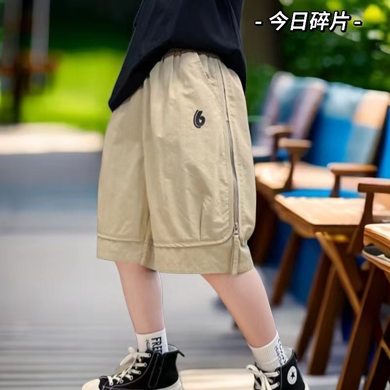 湖州織里子供服男の子スポーツパンツ男の子 5 分パンツ夏服 2025 子供のショーツ通気性夏薄いスタイル|undefined