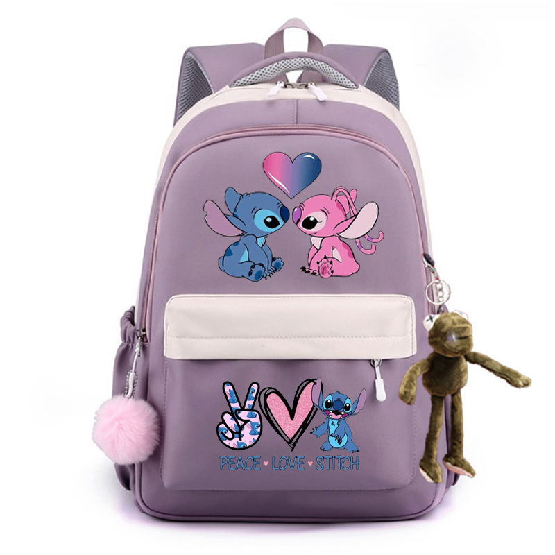 2024 encantador patrón de dibujos animados Stevie / Boy mochila escolar mochila de moda casual para hombres y mujeres