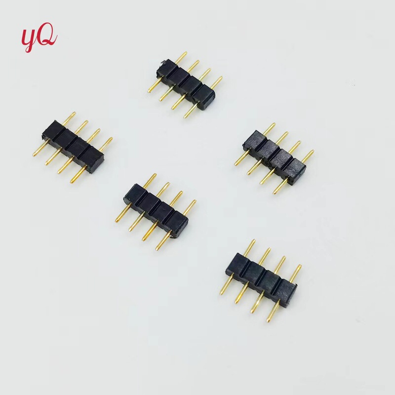 4p light with row pin 2.54 round row pin LED colorful RGB controller male and female row pin light with row pin