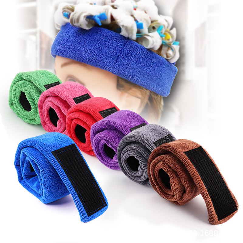 Hair Salon Special Perm Hood Men's Textured Black Perm Leak-proof Hair Band Beauty Salon Leak-proof Absorbent Cotton Strip