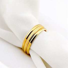 抖音网红爆款ing风潮 三生三世钛钢戒指女素圈小众情侣戒指环饰品