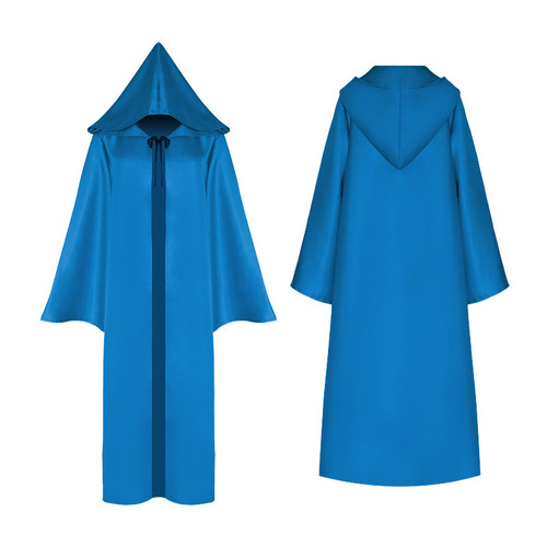 Halloween cloak, Death God cosplay costume, medieval cosplay attire, Star Wars style cape
