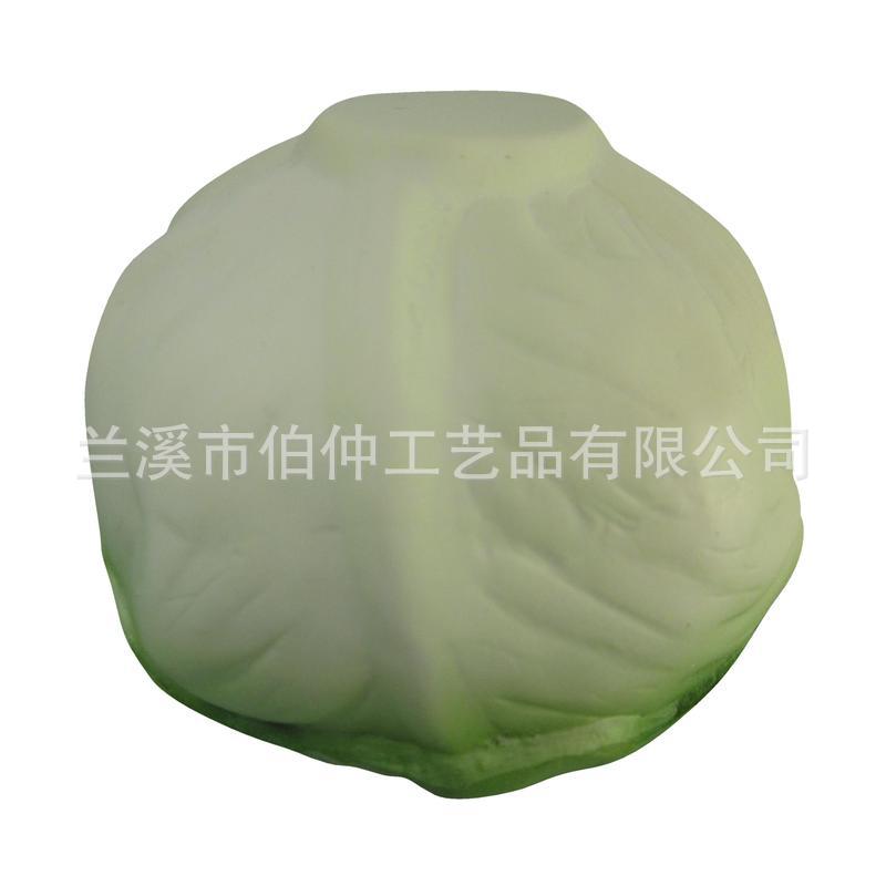 跨境商品新款仿真蔬菜生菜PU压力球可印logo厂家直供活动礼品