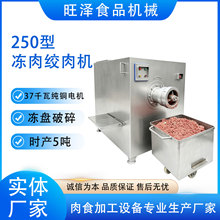 250型商用大型冻肉冻盘绞肉机鸡架绞肉泥设备牛皮猪肥膘绞肉机