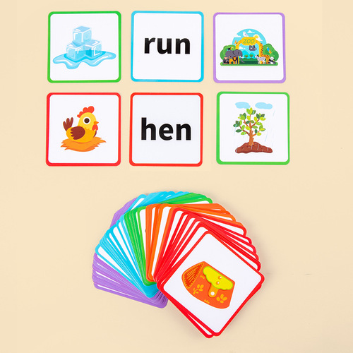 跨境新品木制儿童早教益智拼单词游戏积木英语拼单词字母认知拼写