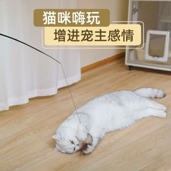 Factory direct sales telescopic cat funny stick four-section telescopic extension cat toy pet supplies wholesale