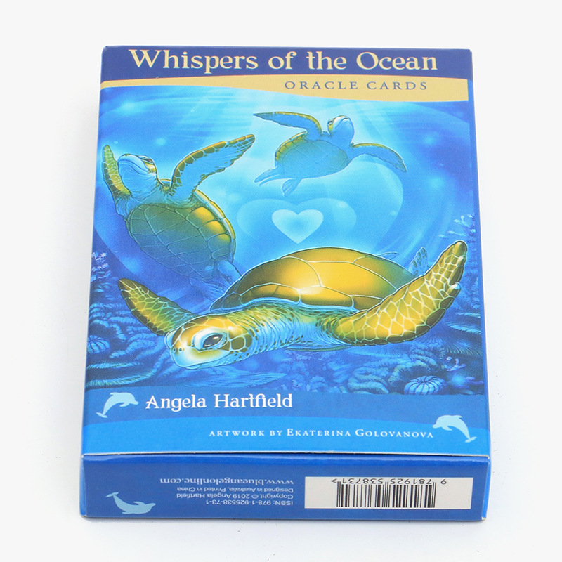 Whispers Of Ocean Oracle Tarot Cards, Intuitive Divination Deck_voghion.com