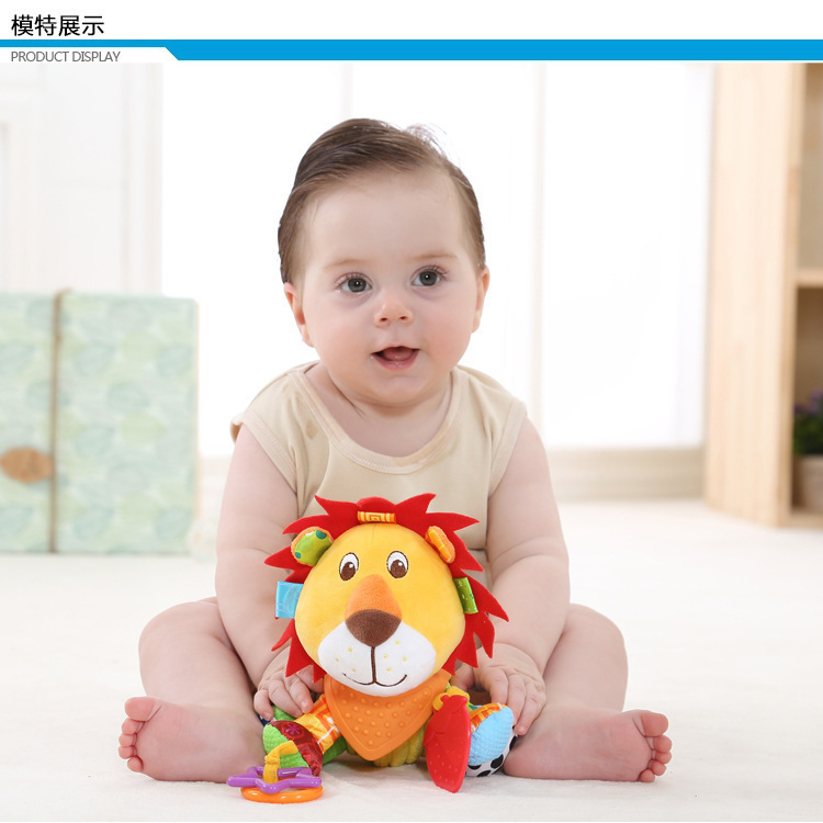 新 Sozzy新生儿礼物婴儿车挂件宝宝毛绒公仔抱偶床挂安抚陪伴玩偶|undefined