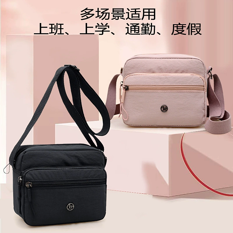 Новая сумка для сумок для женщин повседневная модная сумка на плечо наклон женская сумка трансграничная водонепроницаемая легкая старшая женщина маленькая квадратная сумка