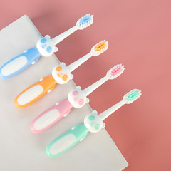 Baby Bear Children's 8-Piece Toothbrush Set, Single Brush Pack, 2-10 Years Old Infants and Toddlers Soft Toothbrush, Factory Wholesale