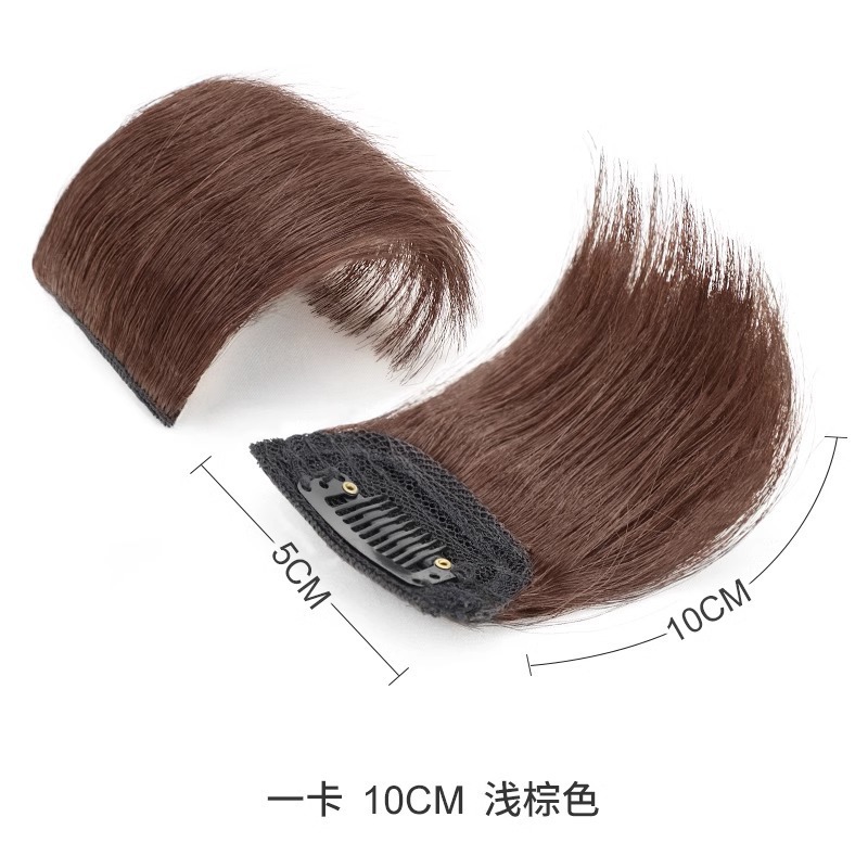 가발 원카드 10cm-라이트브라운