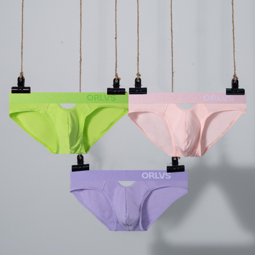 Modal breathable men's underwear triangle shorts student fitness lifting buttocks men  autumn style leggings