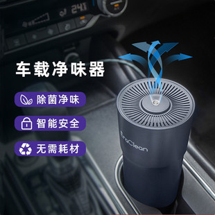 EraClean Shijing car air purifier new car formaldehyde removal odor removal anion ozone
