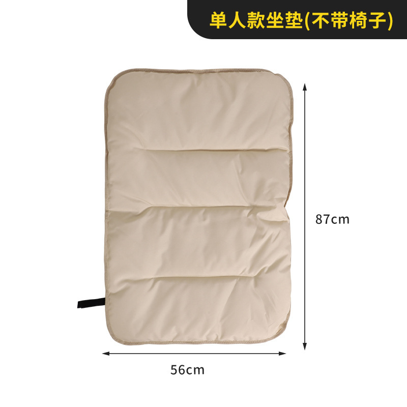 Silla plegable al aire libre portátil doble silla plegable pesca dos personas sofá silla al aire libre ocio camping respaldo reclinable