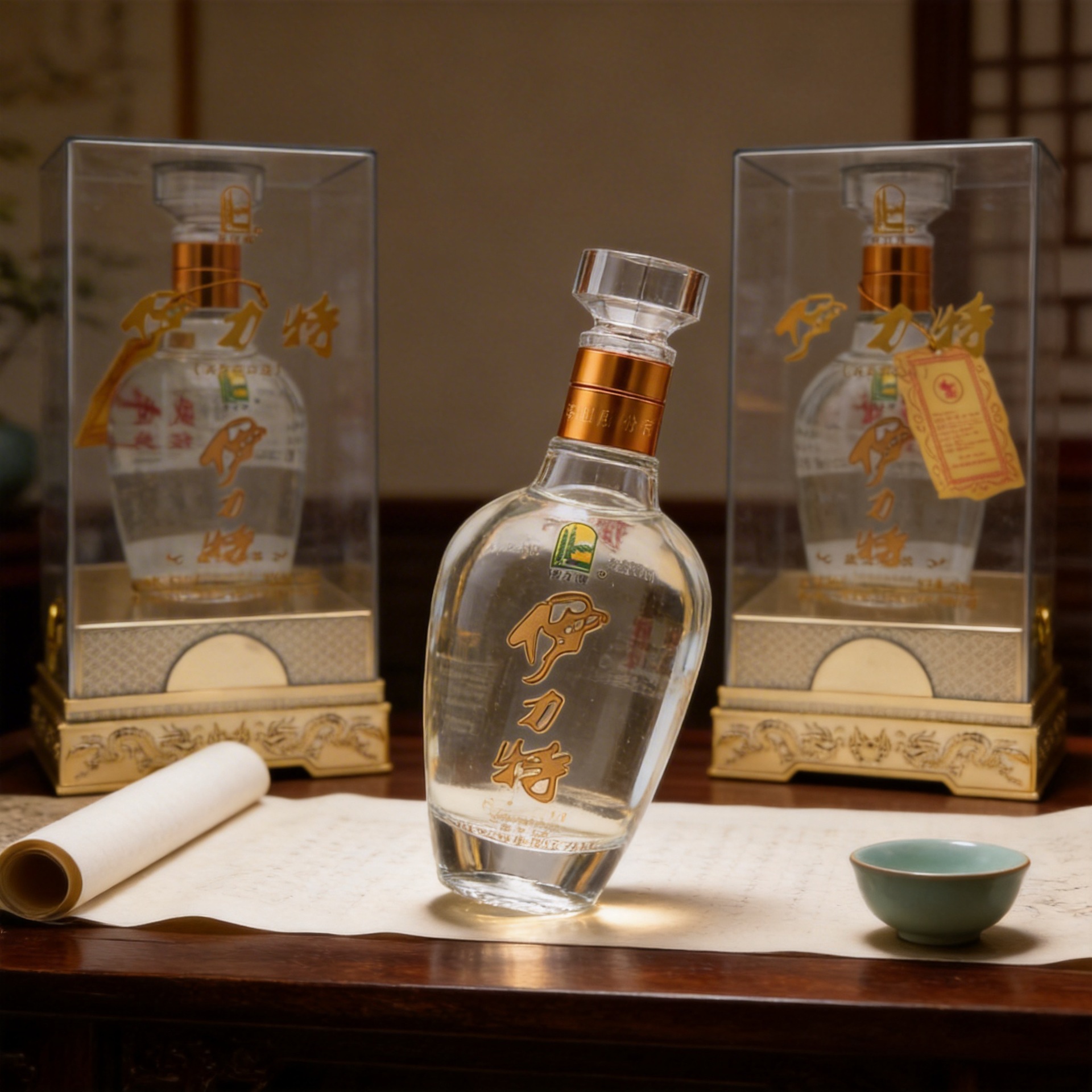 新疆伊犁白酒盛世经典52度500mL*6瓶/箱绵柔型粮食酒固态酿造正品
