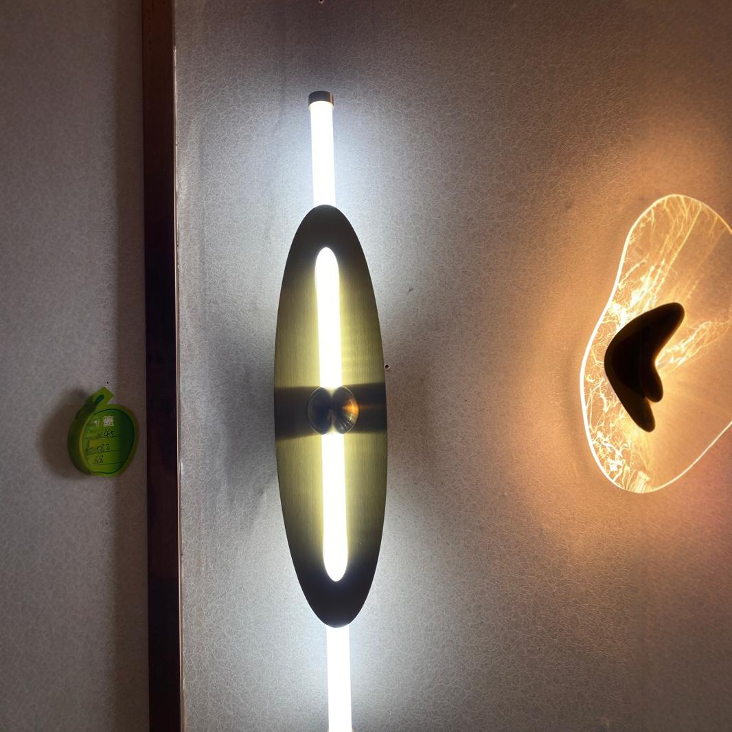 Nuevo nórdico creativo sala de estar pared de fondo lámpara de pared larga venta transfronteriza cabecera de cama decoración ambiente lámpara de pared