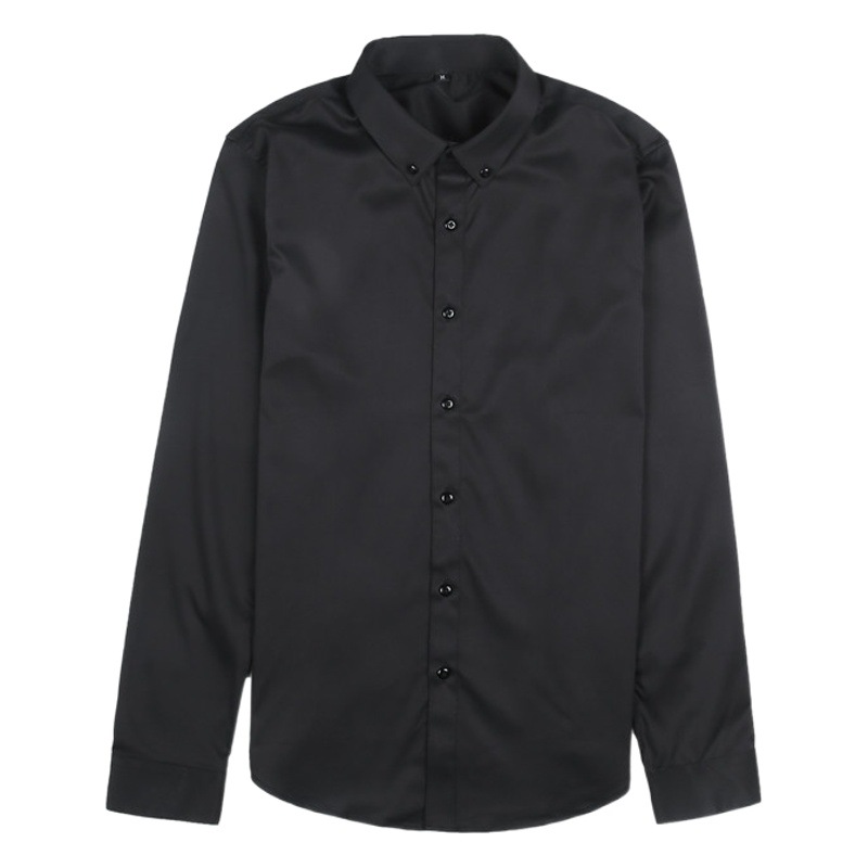 La camisa de manga larga del tamaño extra grande de los hombres, todas las estaciones, atmósfera SLIM-Fit de la dopamina, camisa casual