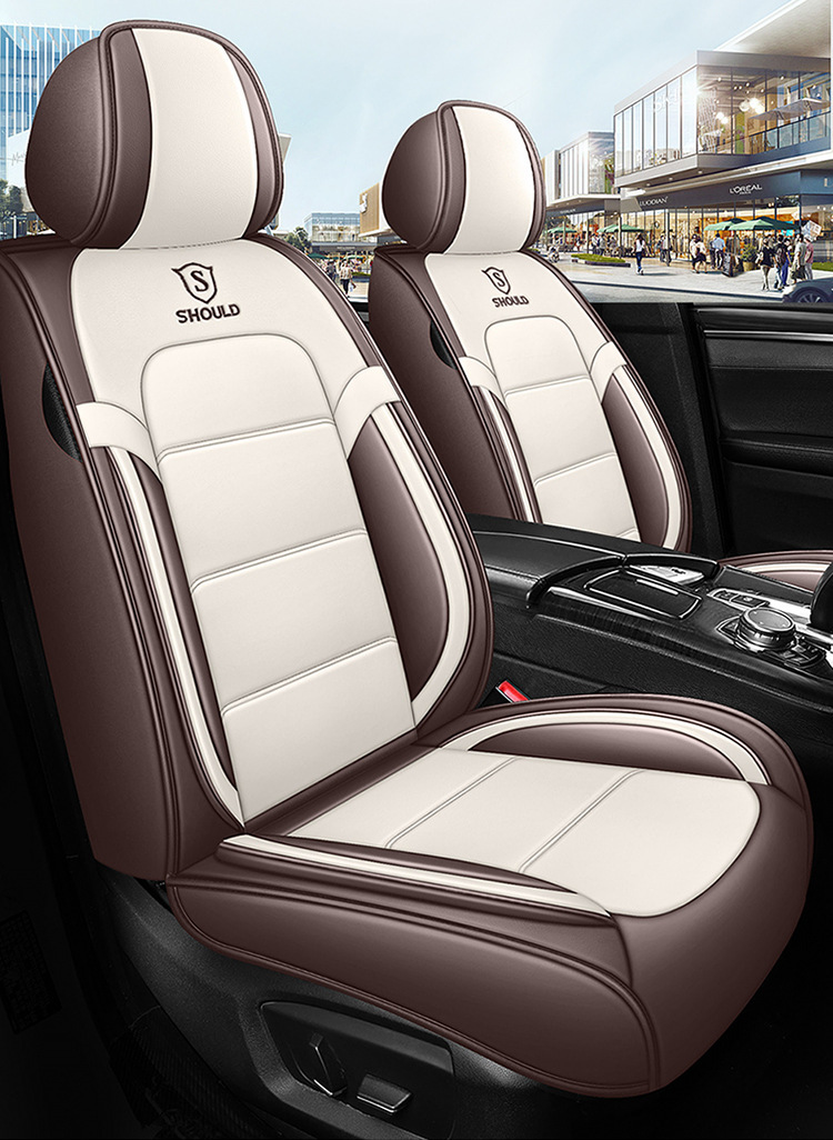 23 new all-inclusive Napa leather Four Seasons universal car seat cushion entity foreign trade export Amazon one-piece delivery