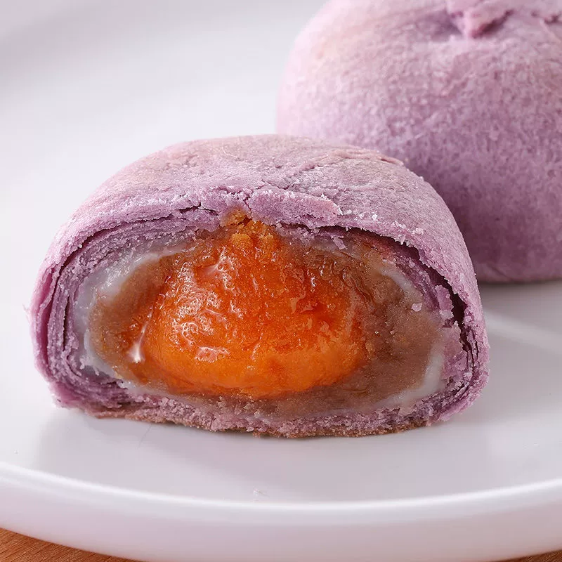 Паста из таро, яичный желток, снежное тесто, снежное тесто, лунный пирог, соленый яичный желток, кондитерские изделия, закуски, офисные закуски, оптовая продажа