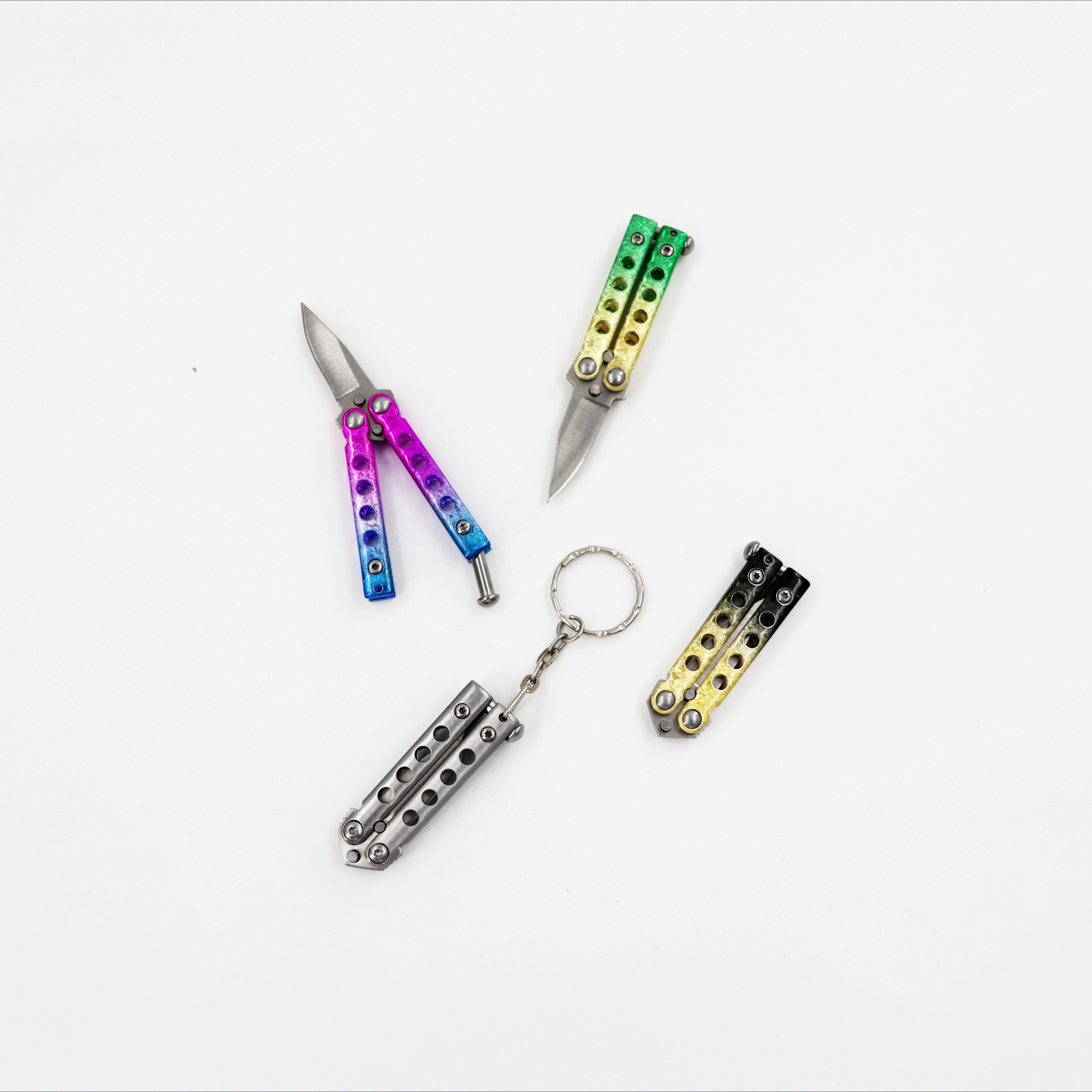 迷你便携带钥匙扣小折刀