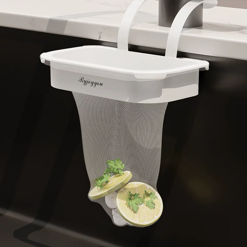 玖悦 Cigarette Holder Hanging Organizer Drying Rack Garbage Can Mesh Bag for Kitchen and Pool