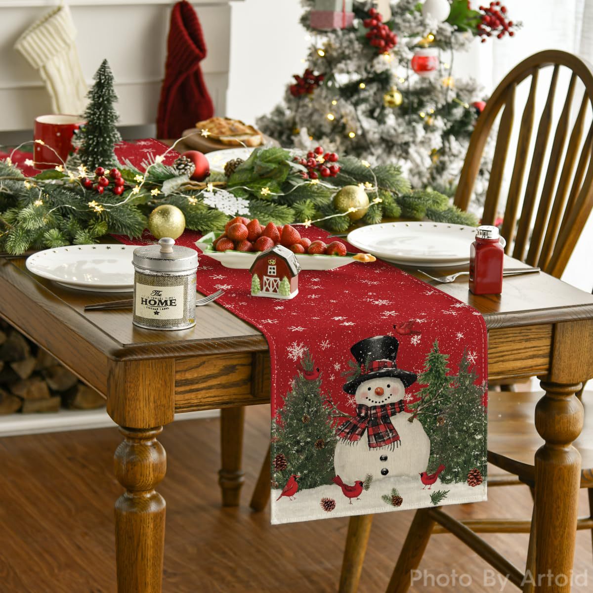 Table Runner, 13__ x 120__ Red