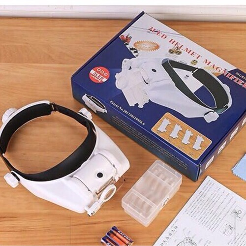 Head-mounted multi-fold reading three-LED light circuit board repair acrylic reinforced high-definition reading 81000G/GC