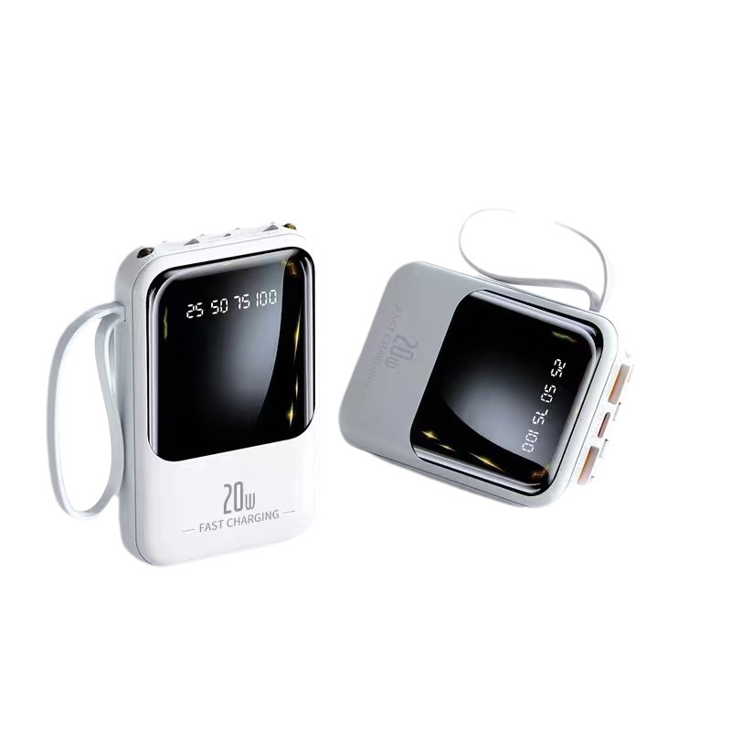 Paquete de carga compacto al por mayor con cuatro líneas de salida múltiple fuente de alimentación móvil nueva capacidad de 20000 mAh