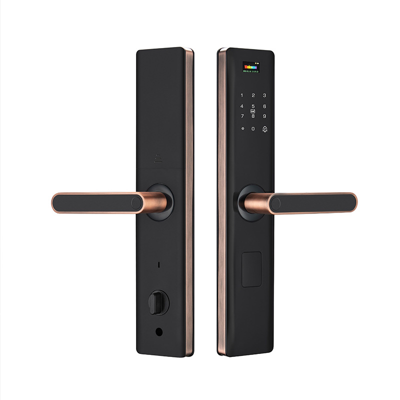 Cerradura Inteligente de Huella Dactilar de Aleación de Aluminio, Semiautomática y Anti-palanca, para Hogar image 6