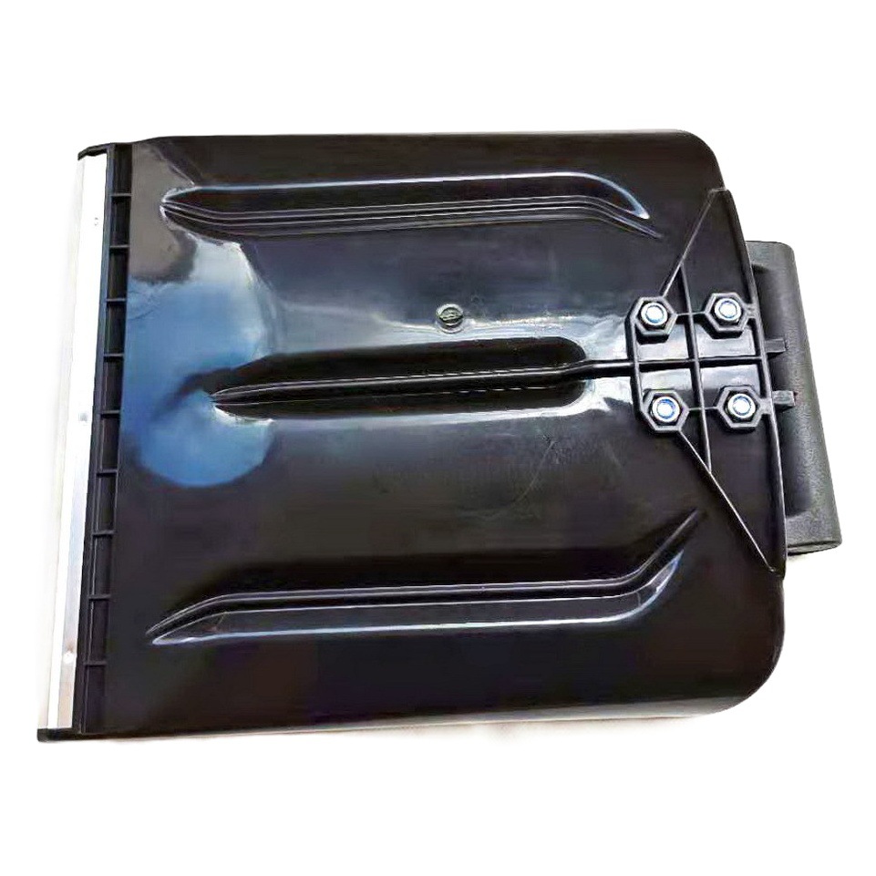 Pala de nieve plegable de tamaño pequeño pala de plástico engrosada pala de basura pala de plástico pala de nieve de grano impresión OGO