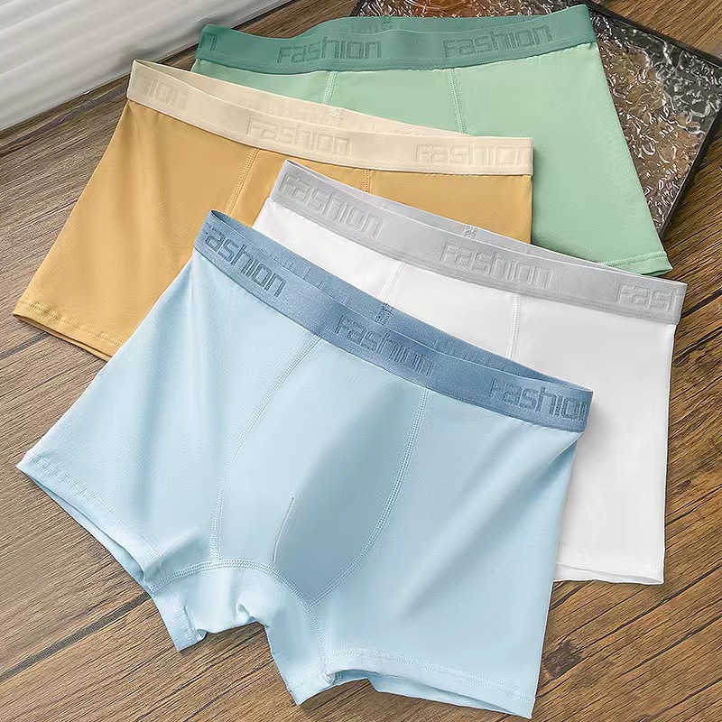 Men's Youth Underwear, High School Students & Middle School Students, Pure Cotton Straight Leg Briefs, Children's Underwear