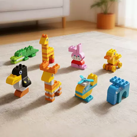 [upgraded abs material] 109 large particle animal building blocks