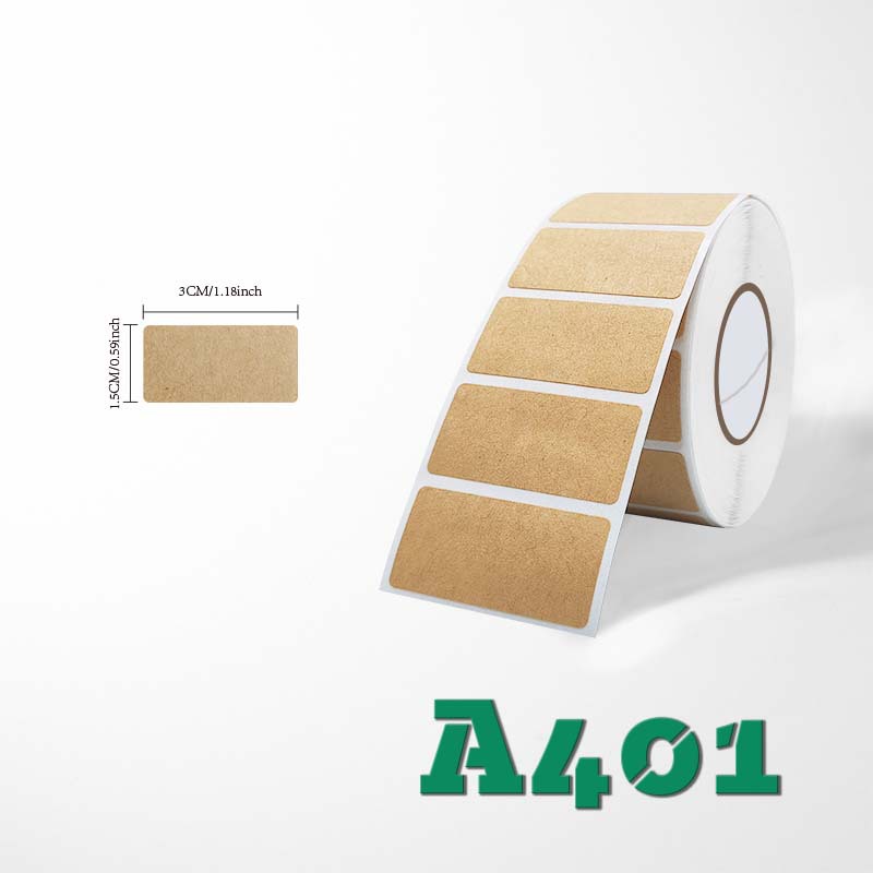 새로운 800개 스티커 | 롤 1.18X0.59인치 30X15MM 크라프트지 감사 봉인 스티커 선물 상자
