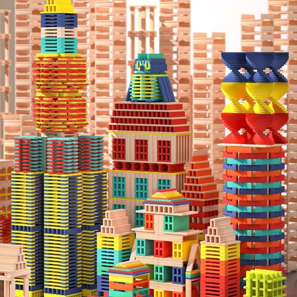 Kaple bloques de construcción de ensamblaje creativo Arquímedes área de construcción de jardín de infantes ayudas didácticas juguetes educativos para niños