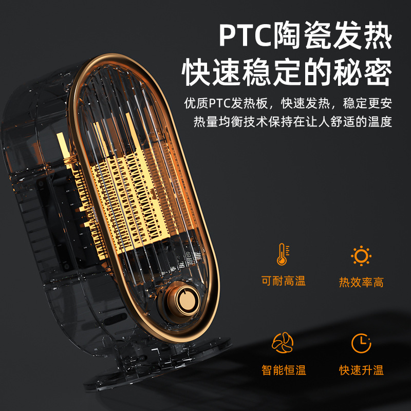新款暖风机家用桌面办公室小型电暖器立式陶瓷PTC发热取暖器批发|undefined