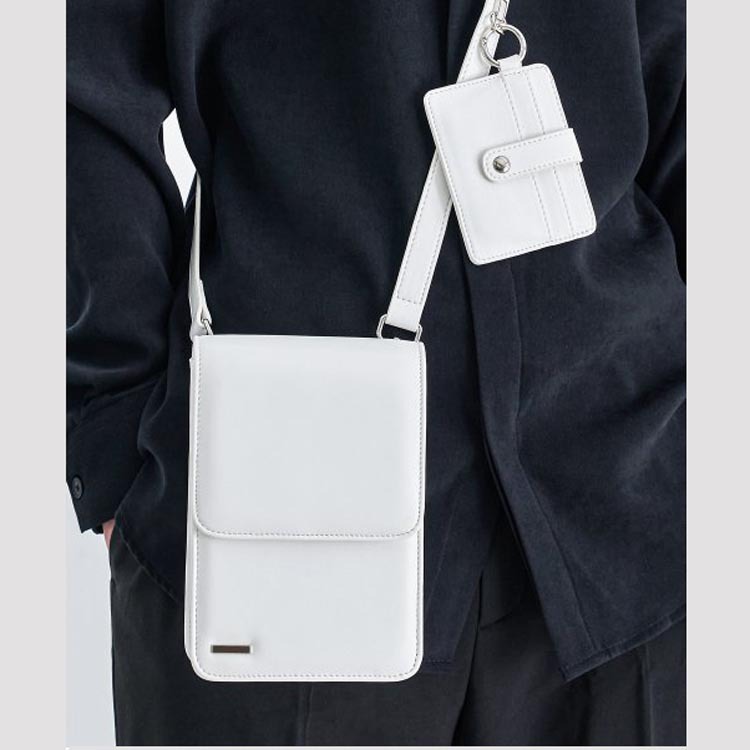 Estilo japonés 2023 Nueva bolsa de mensajero ins diseño de nicho de los hombres bolso de hombro de los hombres bolso de teléfono móvil de moda simple bolso de la madre y el niño