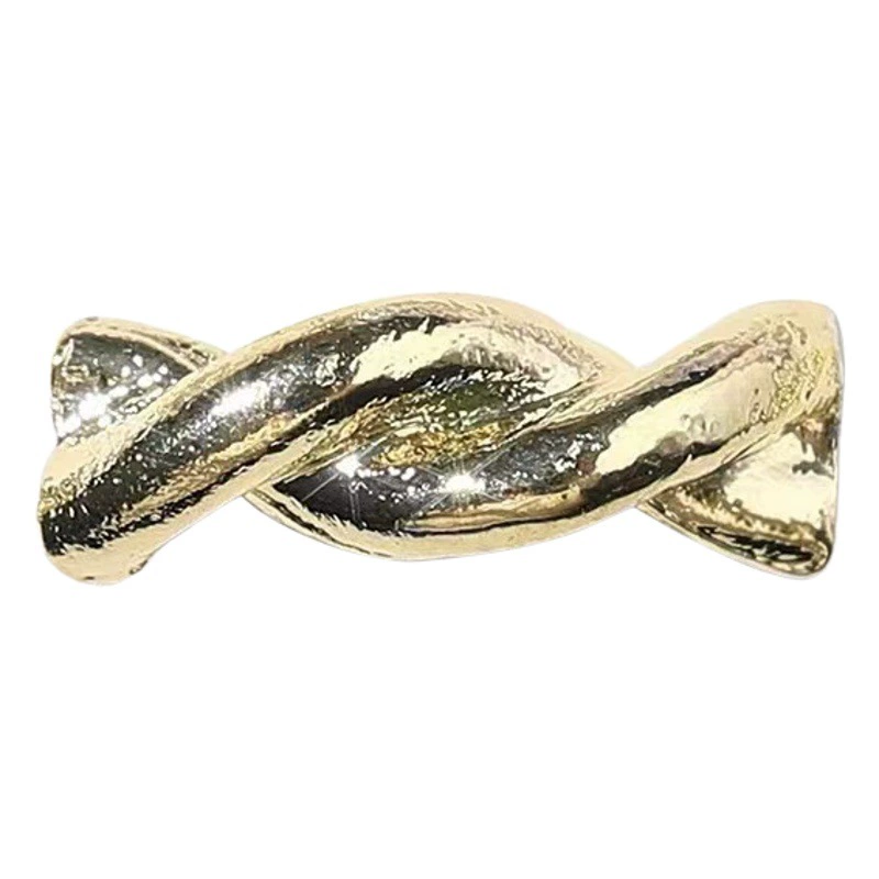 Оптовая продажа модных металлических аксессуаров для нейл-арта: кольцевые заколки из сплава для создания узоров на ногтях.