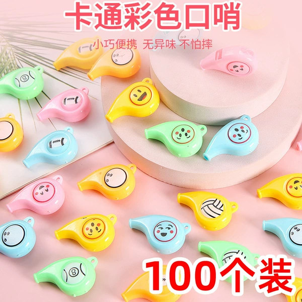 Chocolate plastic whistle, 100 pieces