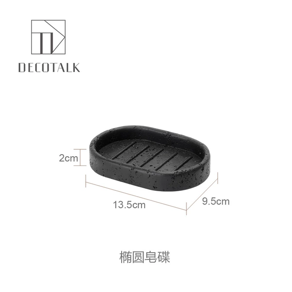 Oval soap disc
