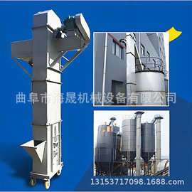 垂直输送机图片 粮食煤块上料机 支持定制石子水泥斗式提升机