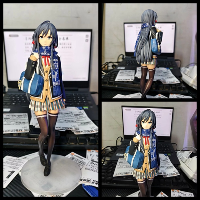 青春恋爱物语 雪之下雪乃 冬装校服 制服站姿 模型摆件 盒装手办