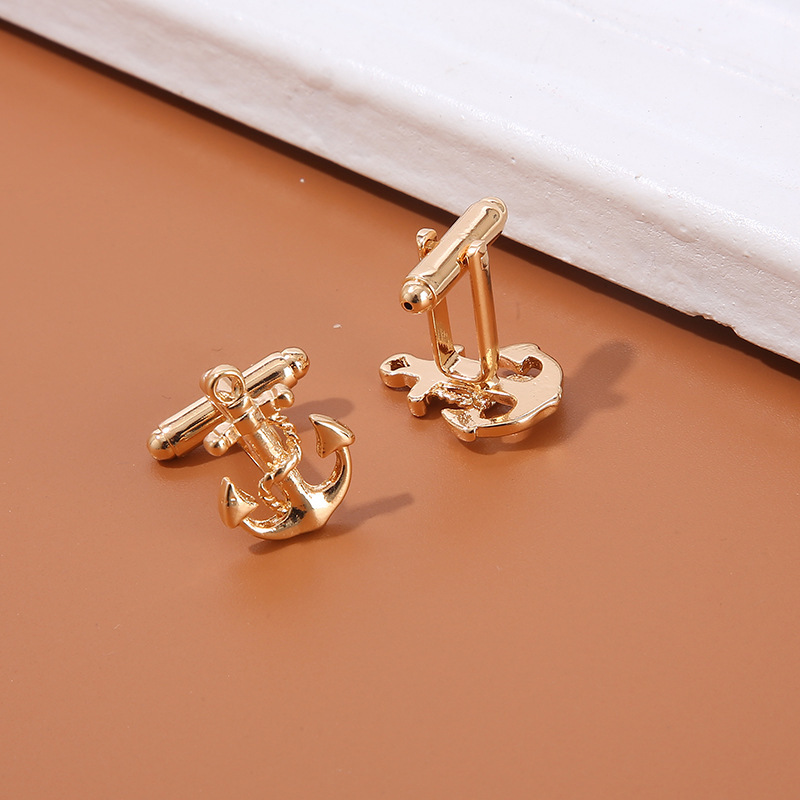 nuovi gemelli ancora tendenza moda personalità uomini e donne affari camicia polsino chiodo accessori Gemelli_voghion.com