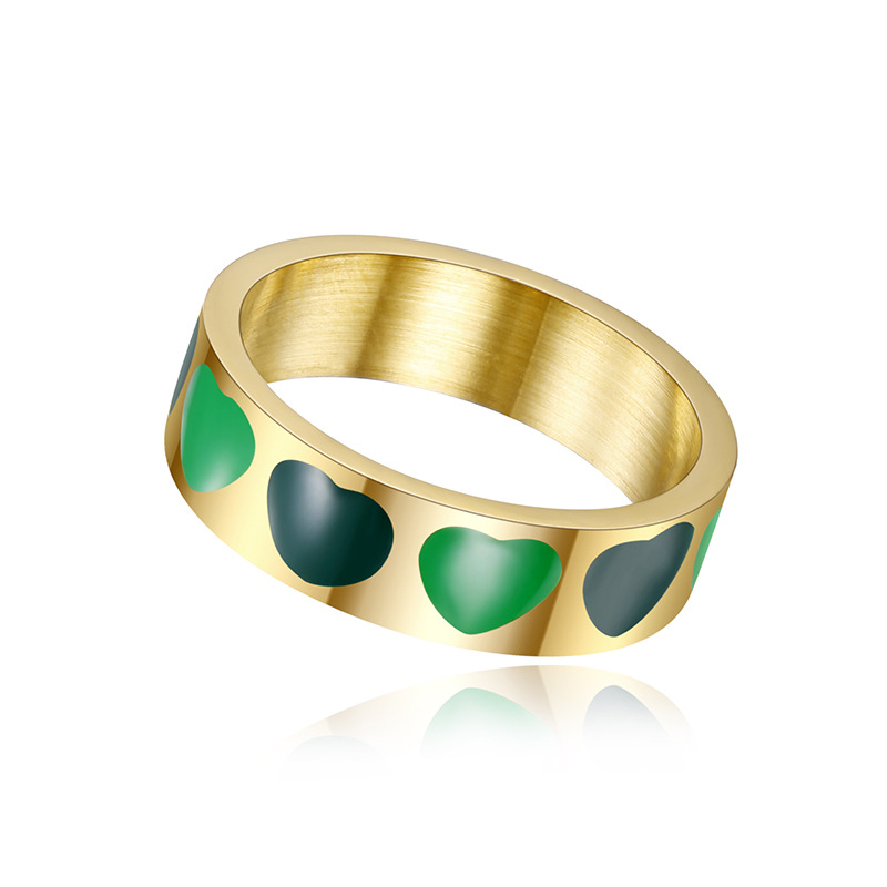Brand fashionable trend elegant ring stainless steel