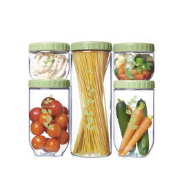 乐扣(LOCK&LOCK) 新概念储物罐八件套INL301S7FU 量大从优 可代发