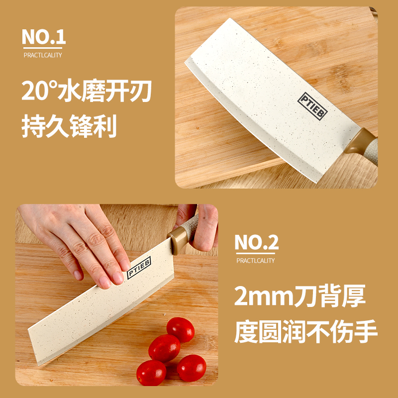 Cuchillo de acero inoxidable traje de cocina conjunto completo cuchillo de cocina tabla de cortar de silicona utensilios de cocina hogar cuchillo conjunto completo cuchillo entrega al por mayor