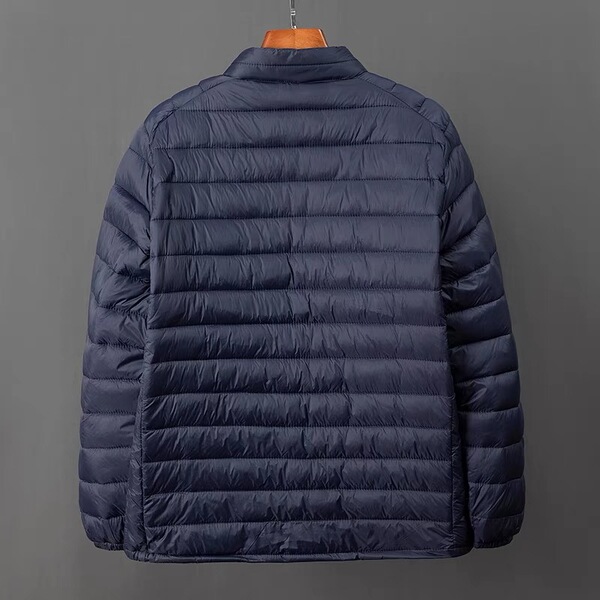 Men's short winter casual windproof down jacket with down