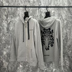 24新型フード付きコート宝剣プリントジッパーフード付きカジュアルコート男女同金