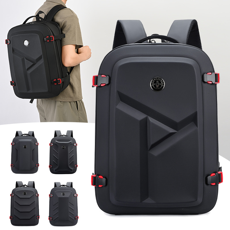 Mochila impermeable de moda, mochila dura de gran capacidad, mochila, libro de juegos, notebook, 17 bolso multifuncional