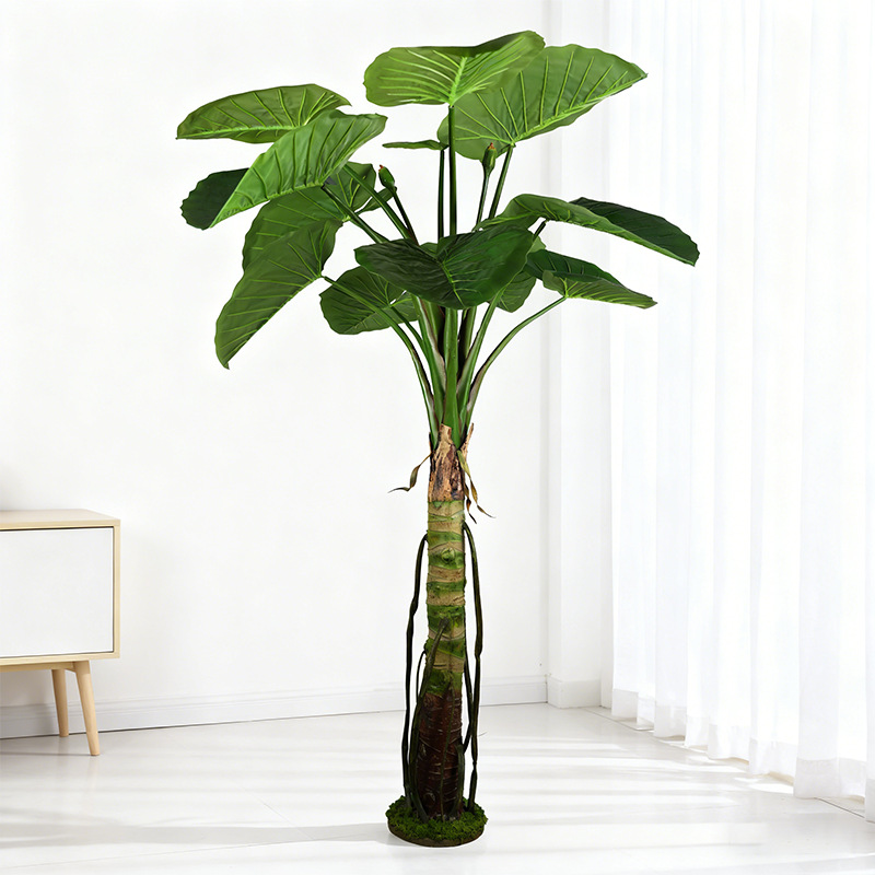 gran simulación de goteo de agua Guanyin planta de aterrizaje desmontaje árbol falso decoración interior sala de estar simulación de planta verde paisaje image 5
